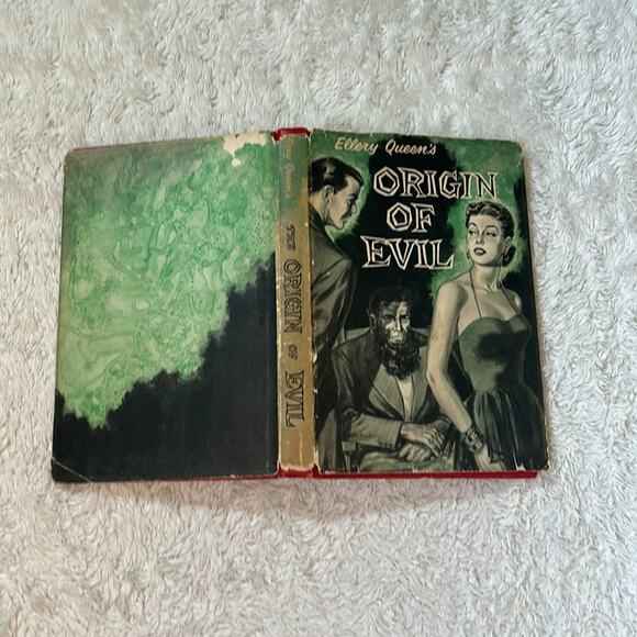 Origin of Evil Ellery Queen 1951 Book Club Edition Hardcover GOOD - Picture 2 of 7